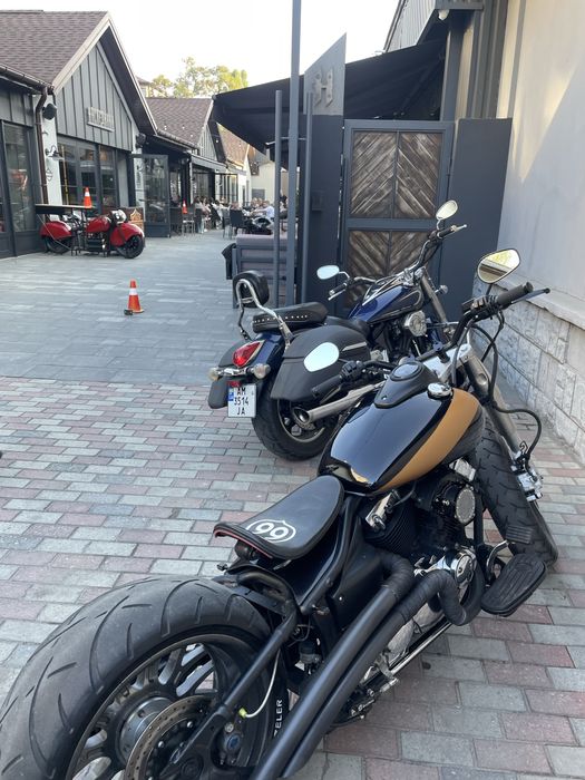 yamaha dragstar 400 bobber чоппер кастом