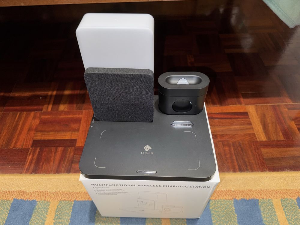 Wireless charger/charging station 3-in-1