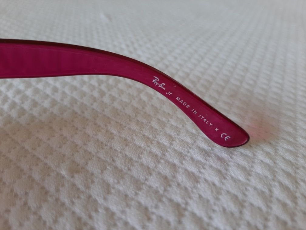Óculos de sol Ray-ban criança degradê rosa/laranja
