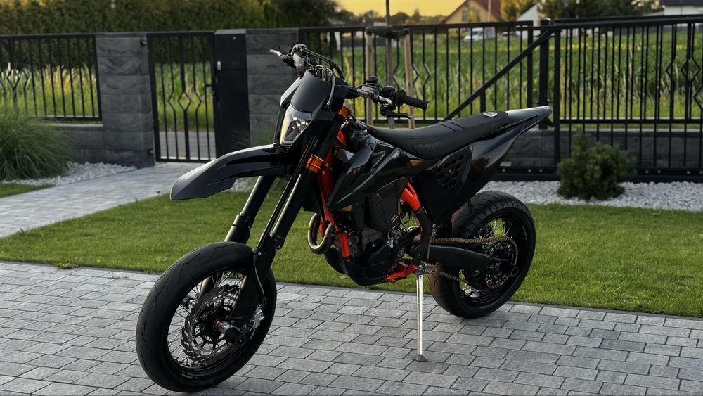 KTM EXC450 supermoto fmf carbony hb