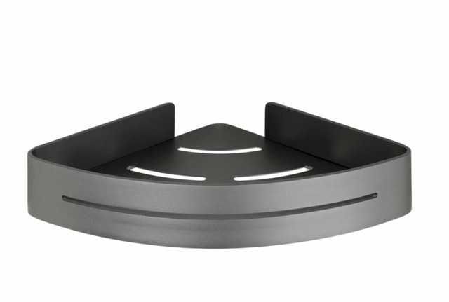 Półka narożna pod prysznic Wenko Montella 30x22x5 aluminiowa