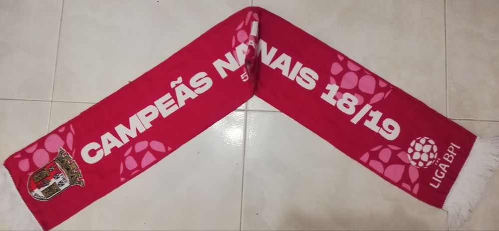 Cachecol Sporting de Braga Campeãs Femenino