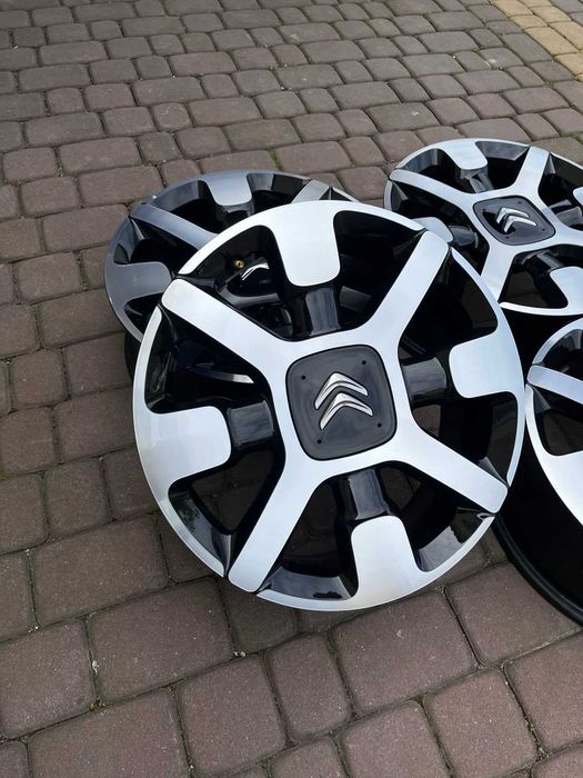 Oryginalne alufelgi Citroen OE C4 CACTUS 4x108 17 cali BICOLOR