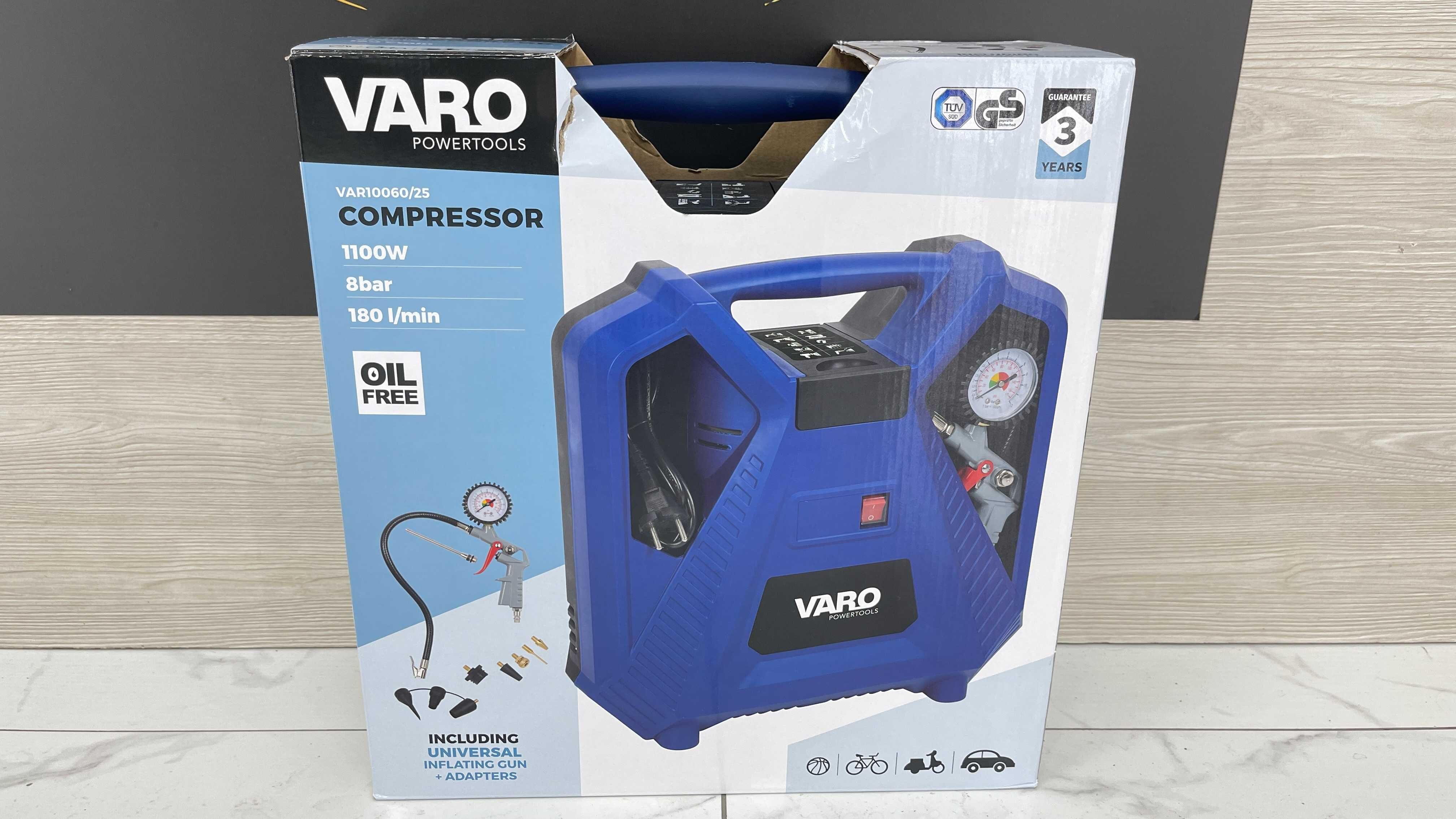 Kompresor bezolejowy VARO VAR 10060/25