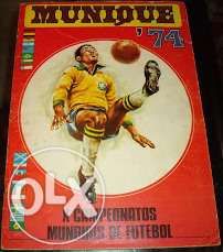 cromos futebol caderneta mundial munique 1974