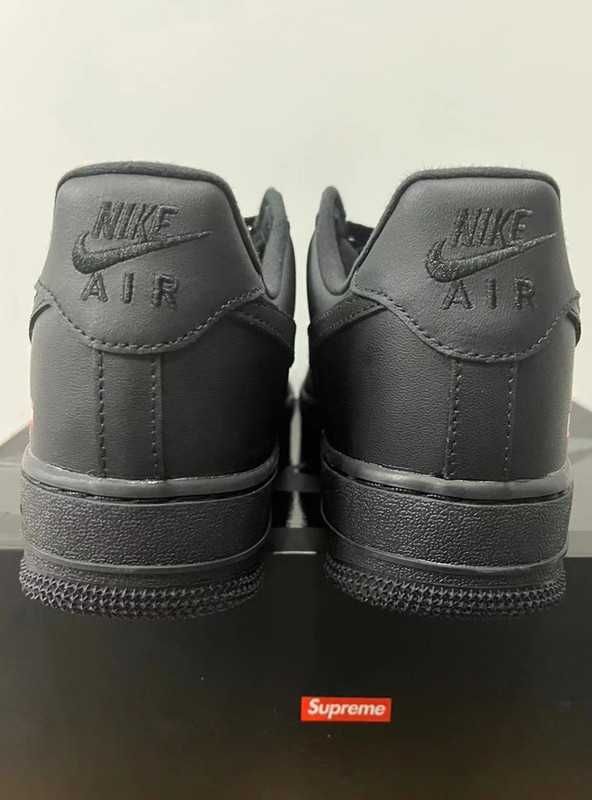 Nike Air Force 1 Low Supreme Black 44