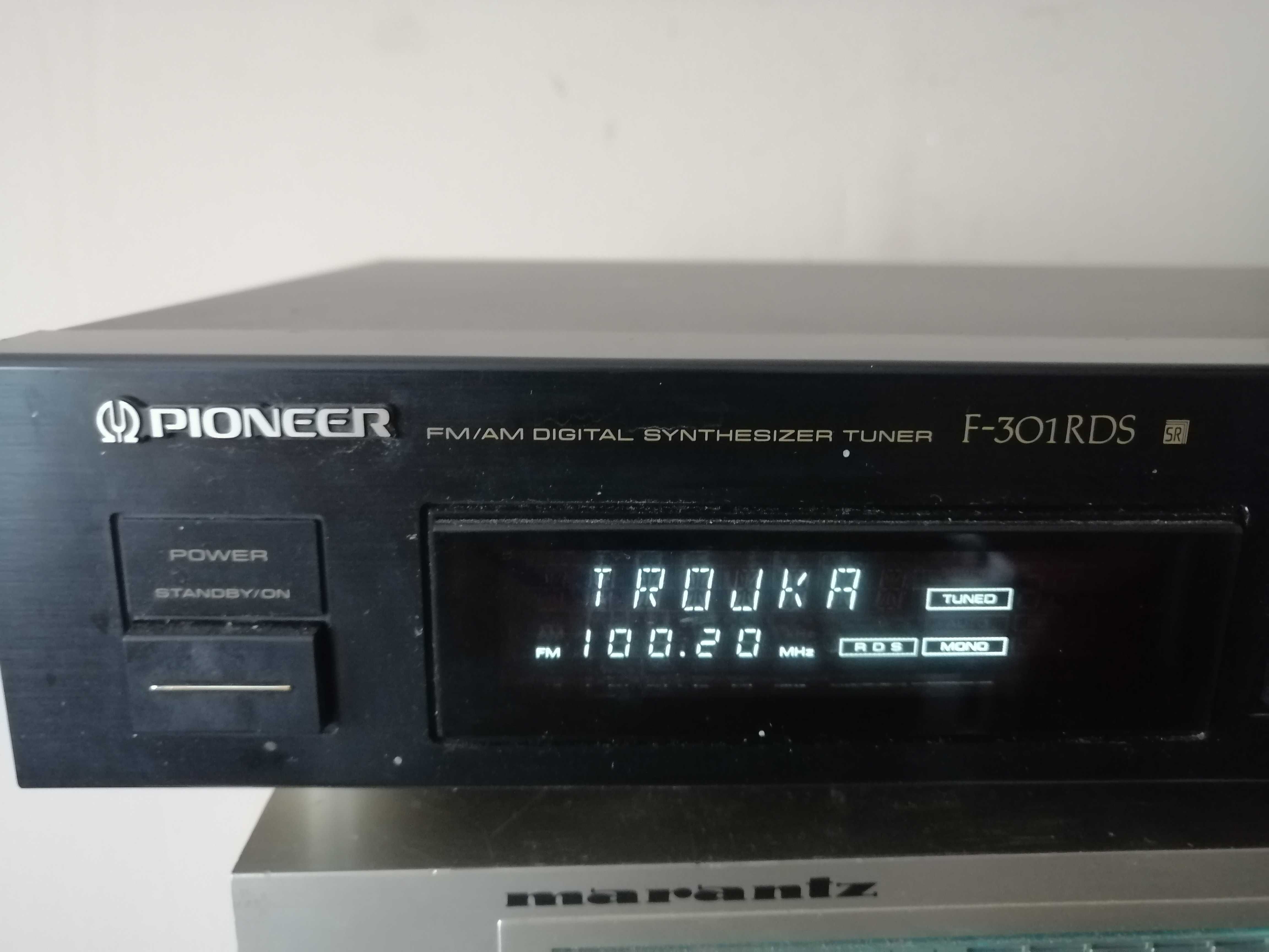 wieza Cyfrowy Tuner Pioneer F-301RDS ,magnetofon PIONEER CT-S420