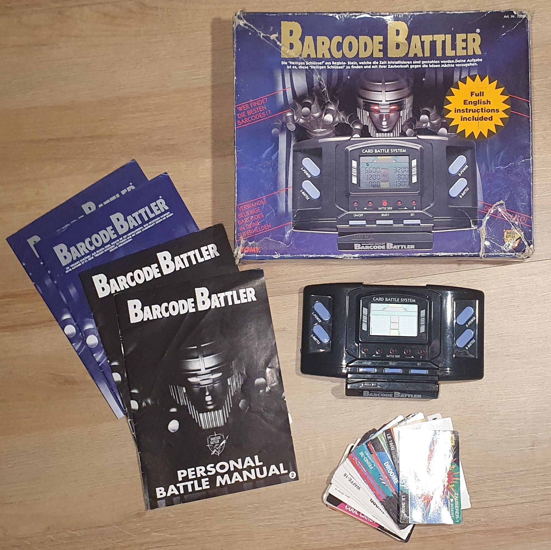 Retro gra marki TOMY - Barcode Battler - sprawna