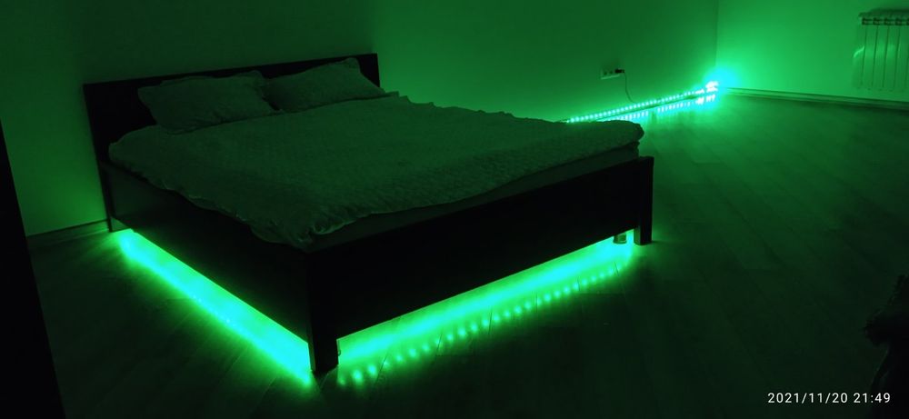 Светодиодная лента 5м 30 лед  5050 Rgb цветная Світлодіодна гирлянда