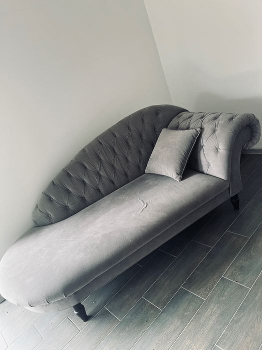 Zestaw Sofa  Szezlong i Fotel  Cupido Black Red White