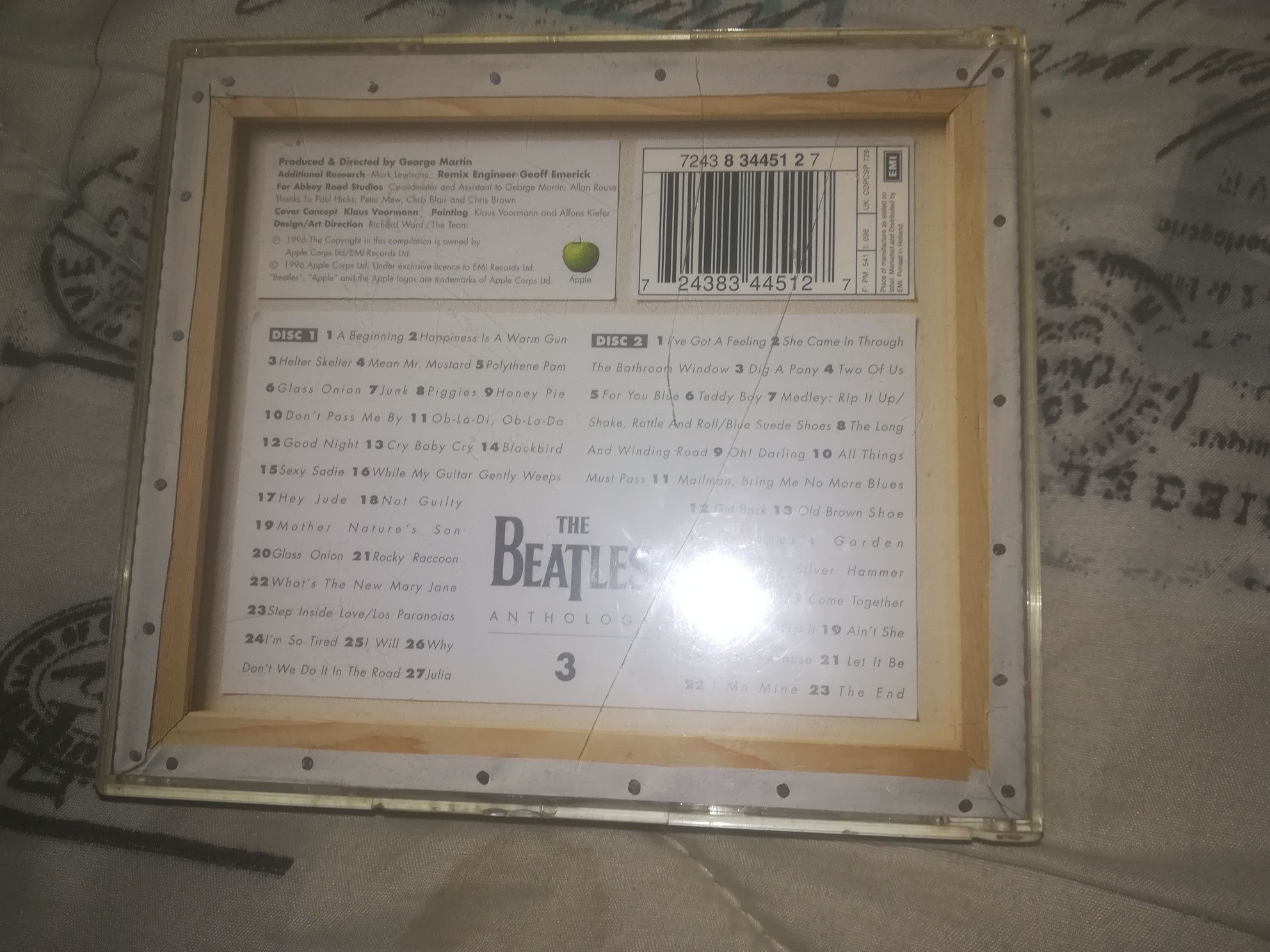 Продам оригинальный диск The Beatles Anthology 3