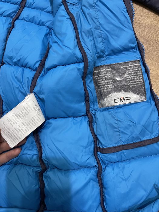 Пухова темно-синя зимова куртка парка пуховик на дівчинку синій