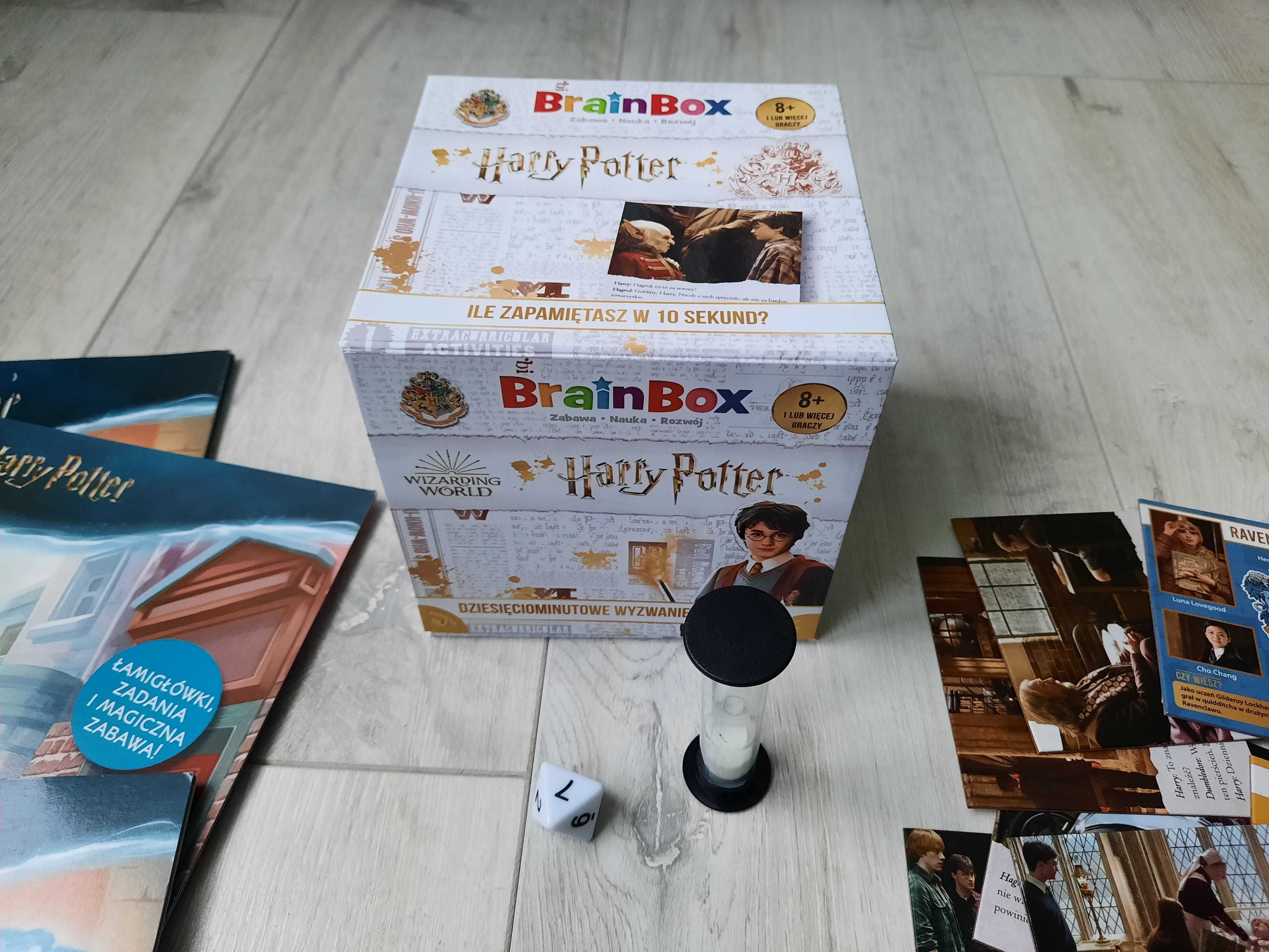 Harry Potter Gra Brain box+ figurki  książeczki