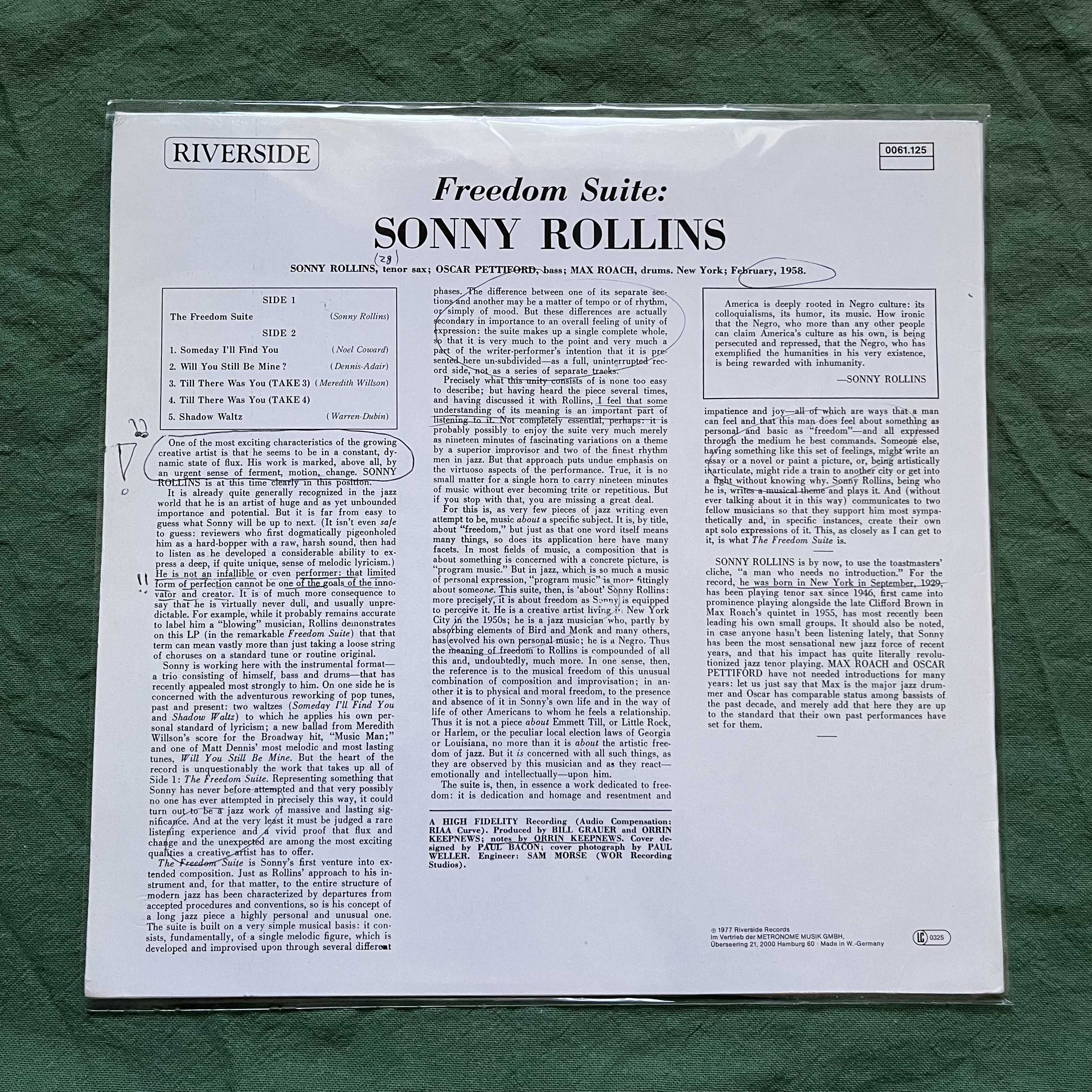 Sonny Rollins - Freedom Suite (Вініл)