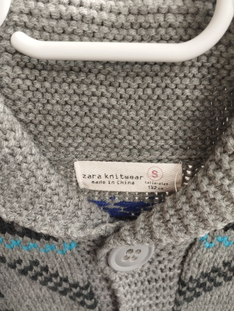 Sweter Zara chłopiec 122 cm