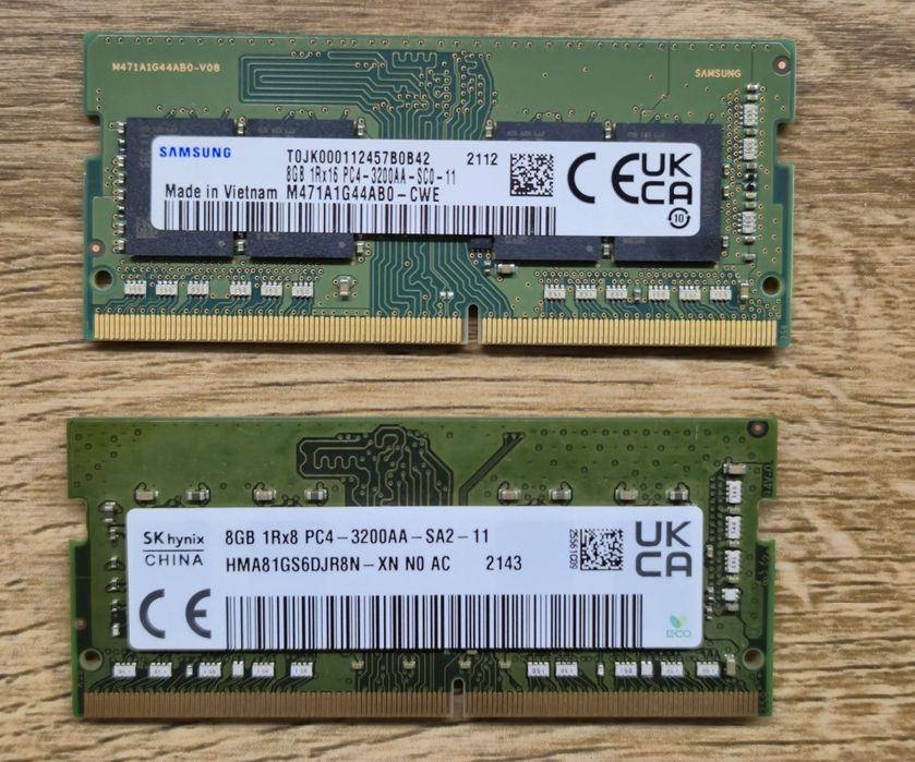 Pamięć 16gb 3200mhz sodimm ddr4