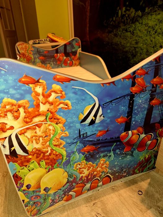 Łóżeczko dziecięce 165 x 85 nowe plus materac pianka memory gratismata