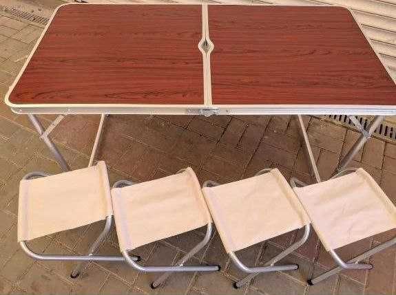 Стіл для пікніка Folding Table, для відпочинку на природі стіл+стільці