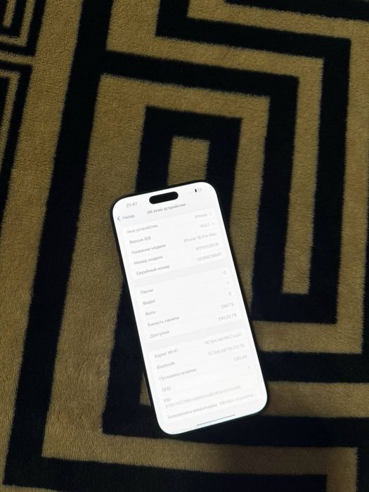 IPhone 16 Pro Max 256Gb Black Titamium