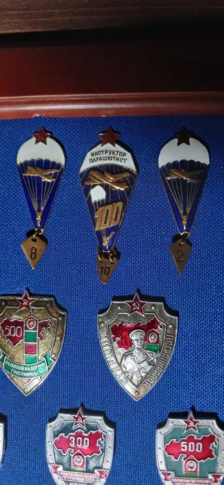 жетон ВДВ + парашютист.