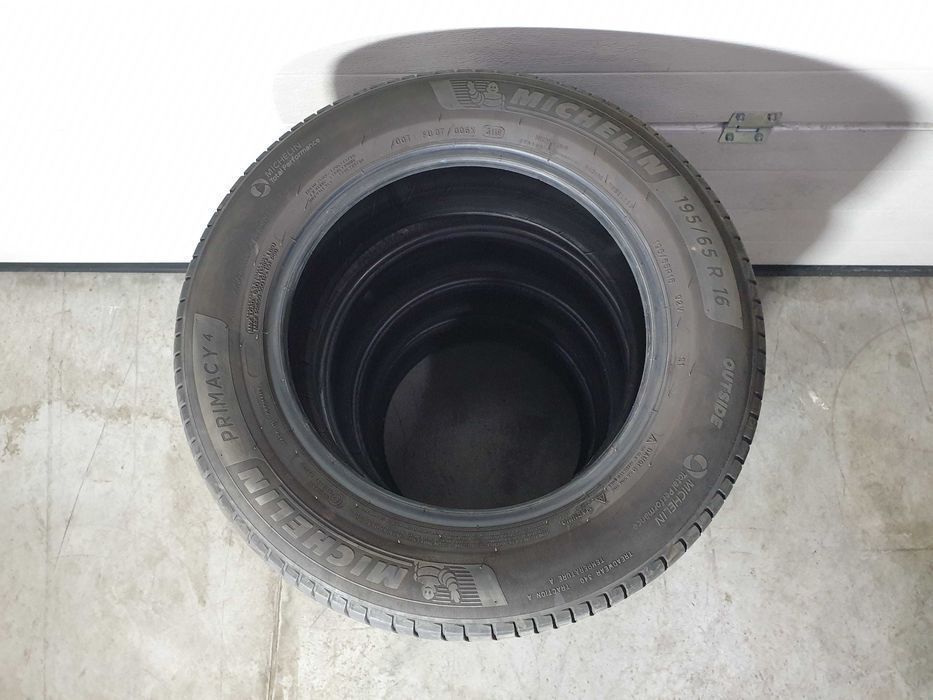 4szt. 195/65/16 92V Michelin Primacy 4 4mm 2019r [ 9290 ]