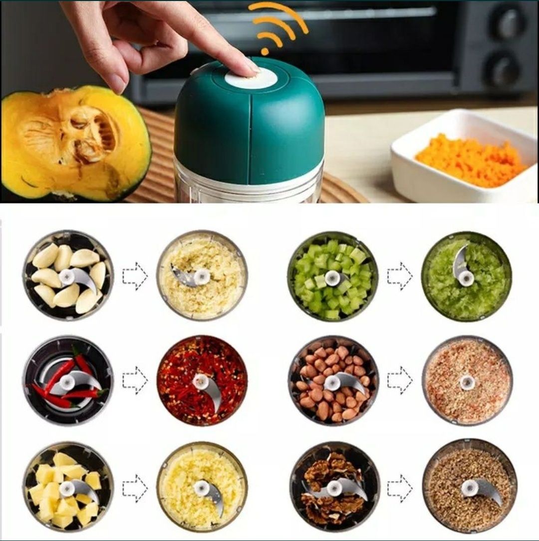 Електро Блендер чопер MangoMan Smart Cooking Machine T31 SN-002 250ml