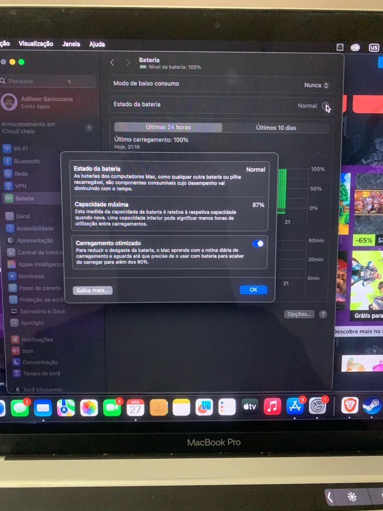 MacBook PRO M1 13 202/