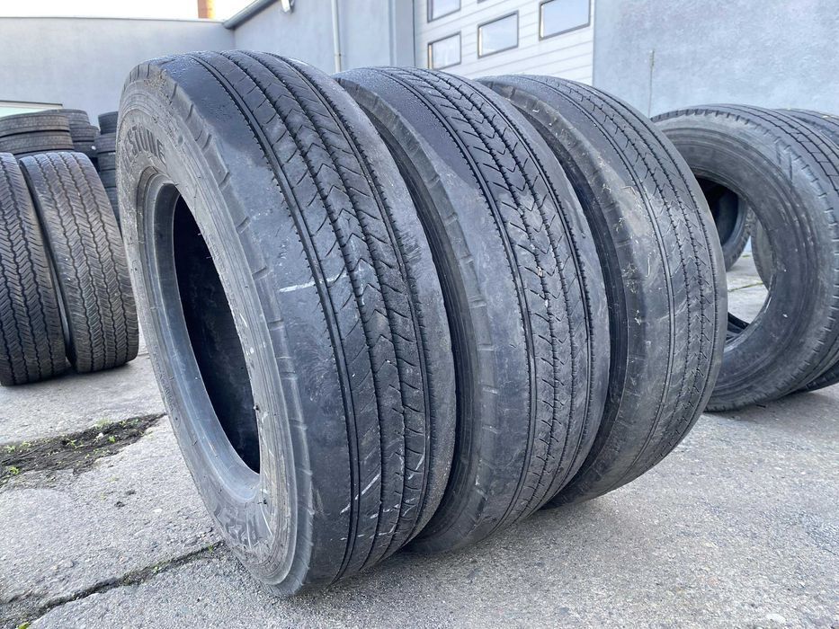 Opony używane przednie 215/75r17.5 BRIDGESTONE R227 Przód 6-8mm