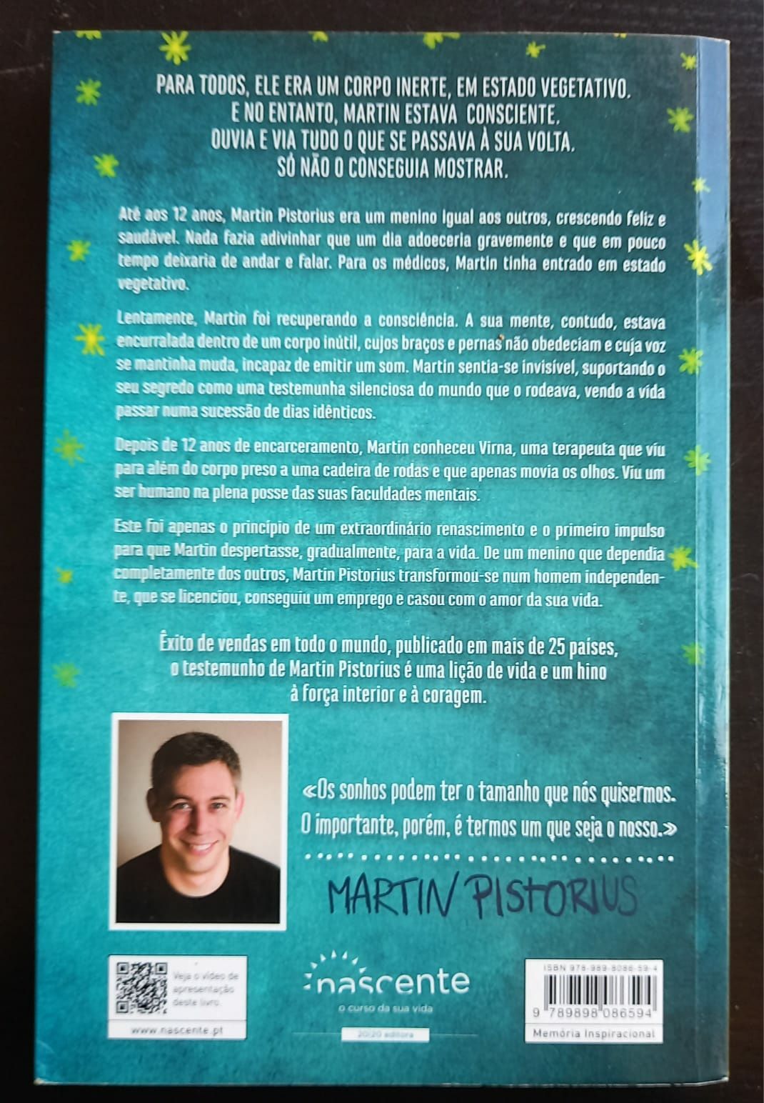 Livro Quando eu era invisível  - Martin Pistorius