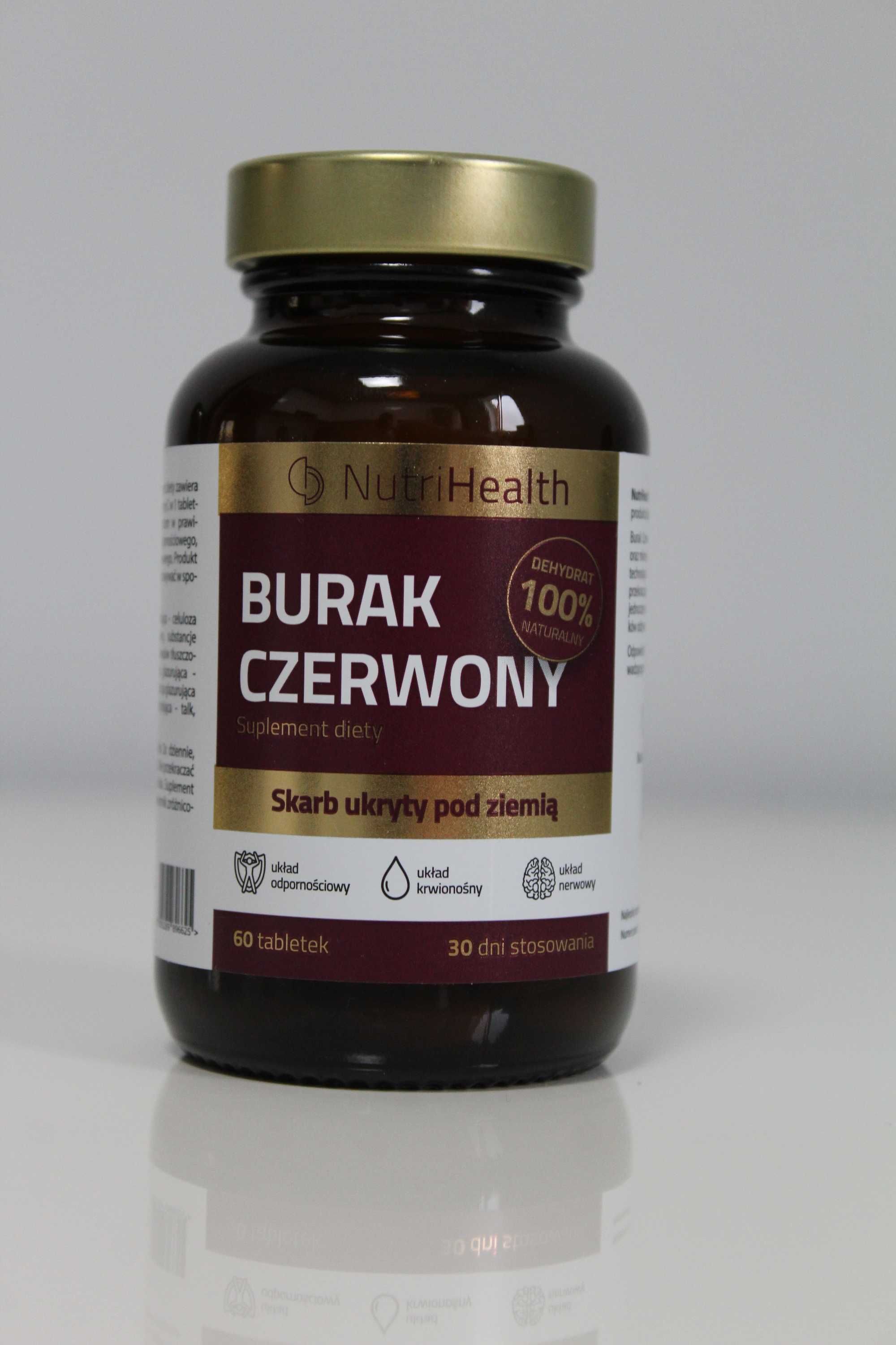 Nutri Health Burak Czerwony, 60 szt. kondycja skóry