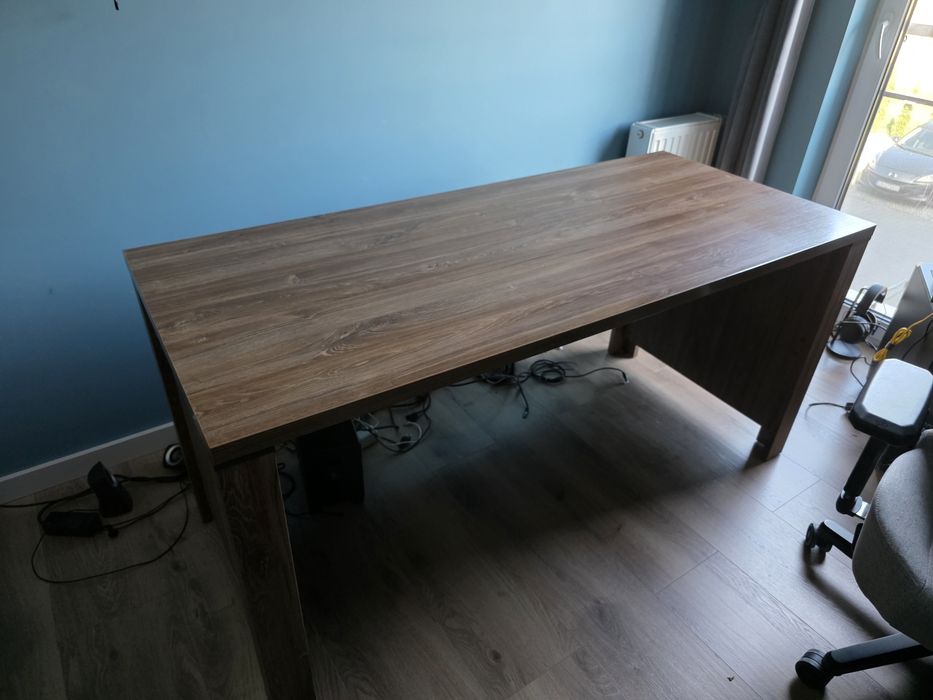 Biurko Gent BRW 160 cm dąb stirling
