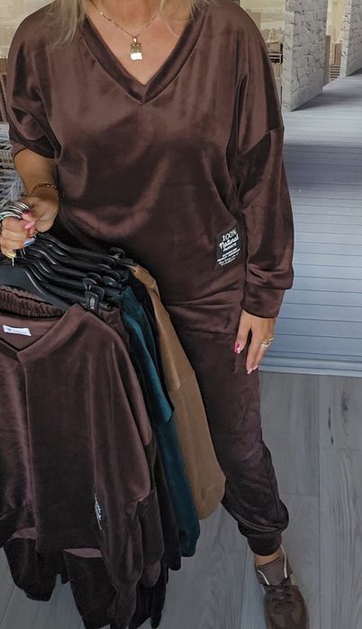 Dres welurowy Natural Kolory