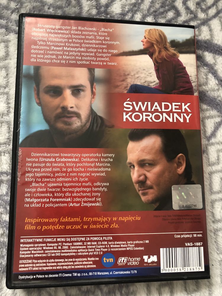 Film DVD Świadek koronny Żmijewski