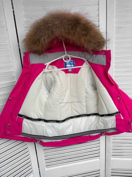 Зимовий термо комплект комбінезон для дівчаток lassye 122/128
