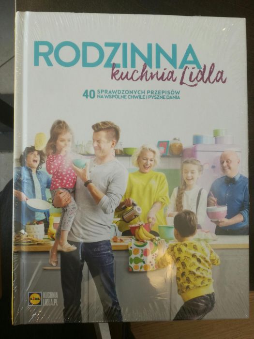 Najnowsza książka z Lidla-Rodzinna kuchnia Lidla.