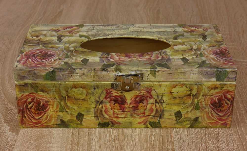 Chustecznik decoupage