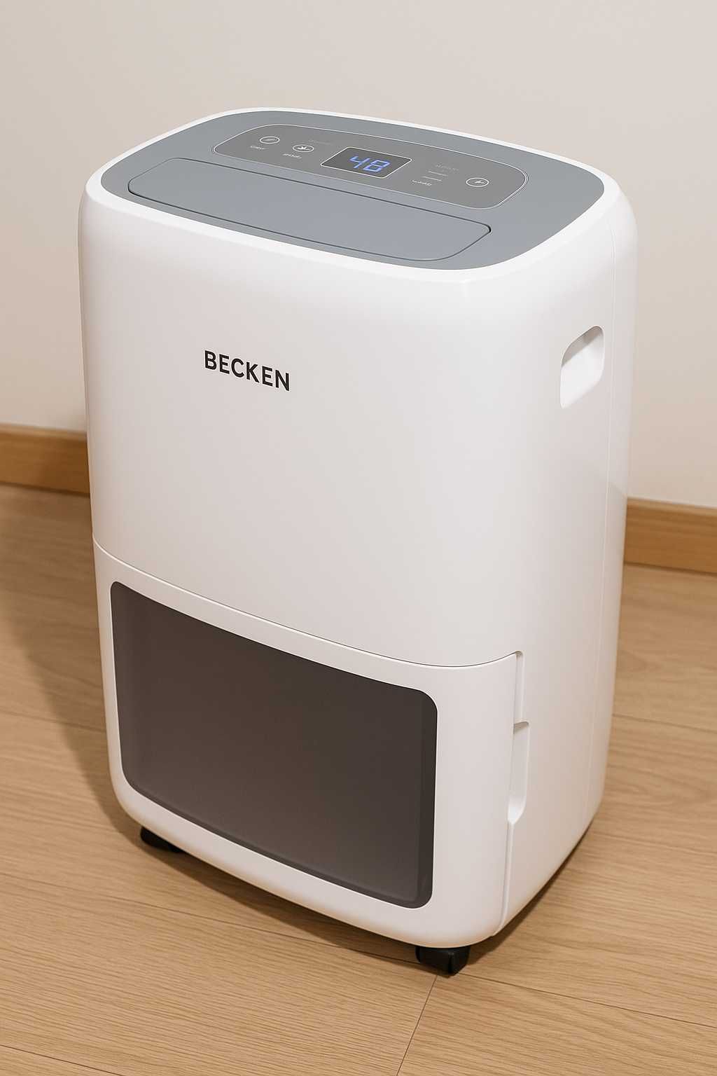 Desumidificador BECKEN BDH4758 16L/dia, secagem de roupa, silencioso
