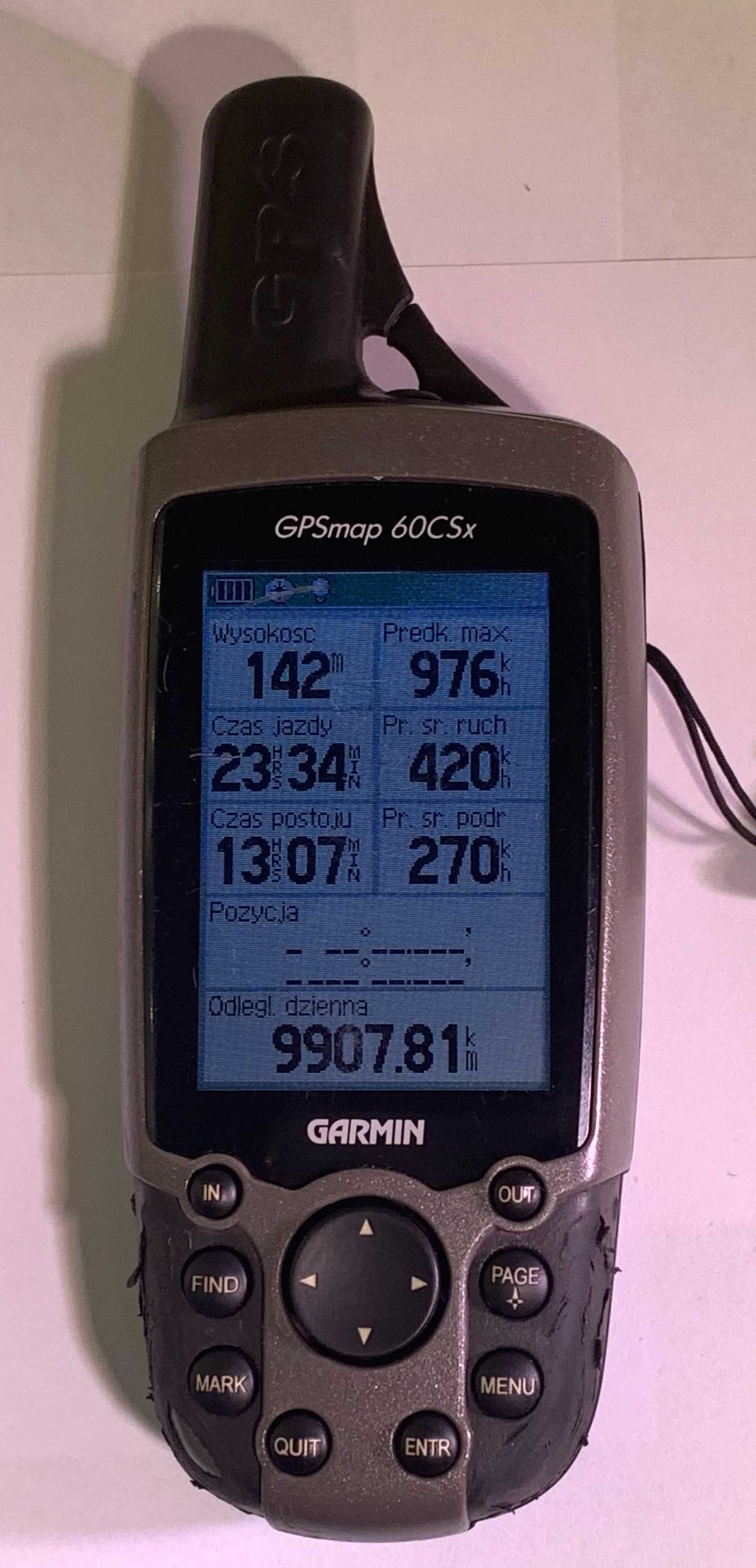 Garmin GPSmap 60CSx Nawigacja Outdoor GPS Baro Aktualne Mapy Topo EU