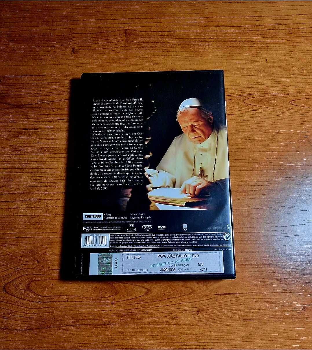 PAPA JOÃO PAULO II (Jon Voight) Um Legado Eterno /2 discos/156 minutos