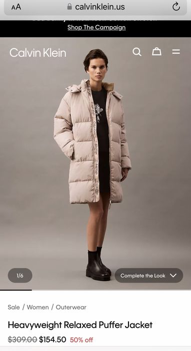 Calvin klein з офіційного сайту, розмір XS