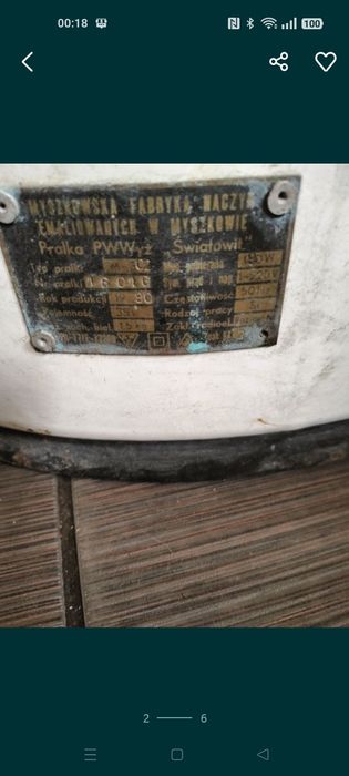 Pralka Frania 1980 r.