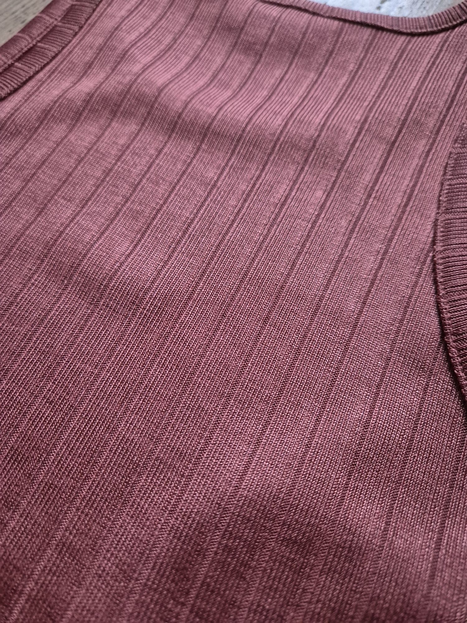 Różowy top w prążki, Guess,r.L