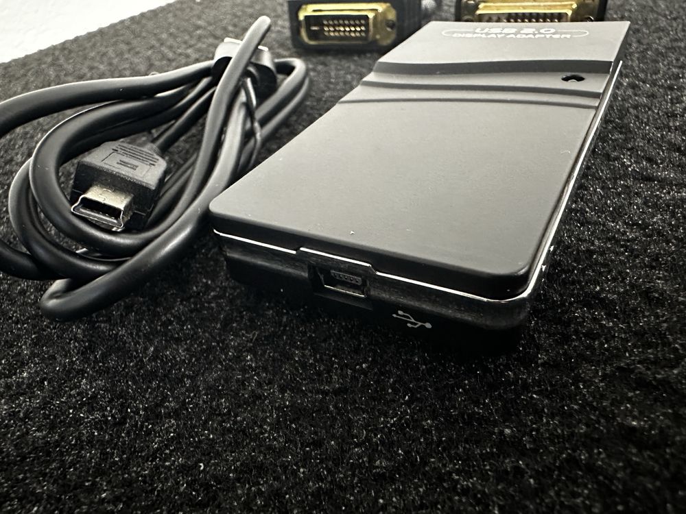 Genos dodatkowy ekran, monitor, konwerter DVI, VGA HDMI, usb2.0