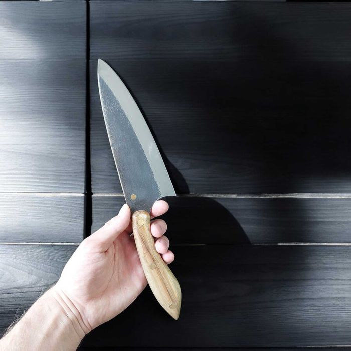 Кухонний шеф ніж зі сталі Х12МФ з чохлом, кухонный нож, шеф-нож