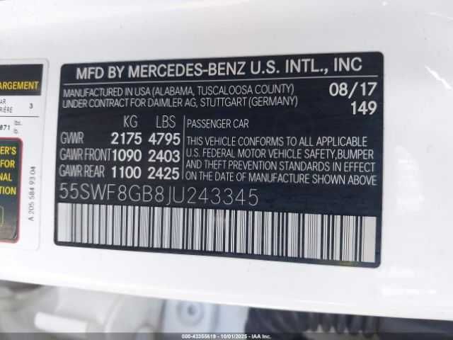 Mercedes-Benz AMG E63 2018