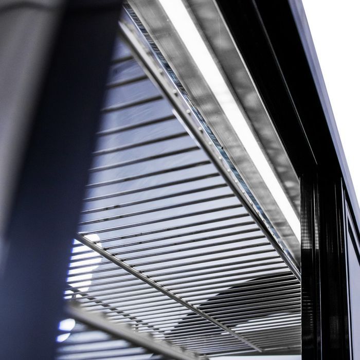 Witryna grzewcza nastawna Mega-M CLARA MINI S120 Inox