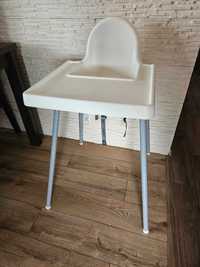 Krzesełko Ikea do karmienia + tacka + wkład z pokrowcem