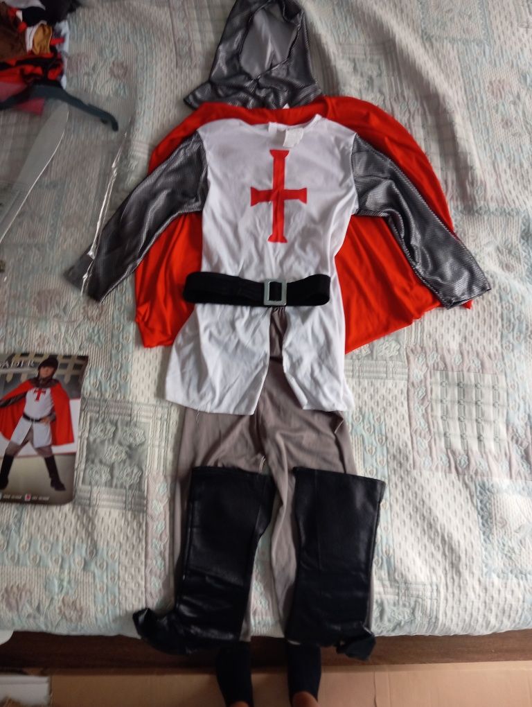 Fato Carnaval Guerreiro Cruzado