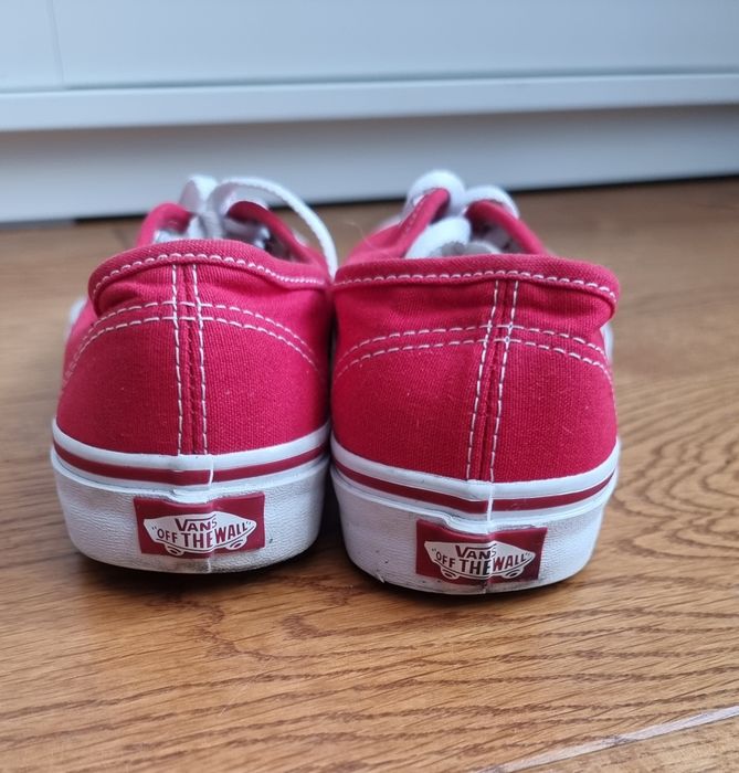 Trampki/sneakersy VANS Authentic czerwone rozm. 37