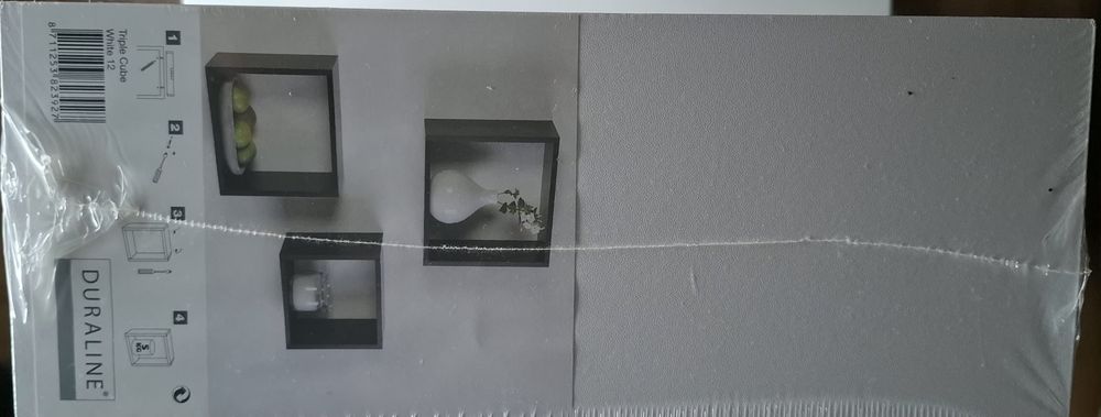 Cubos ou estante de decoração branco estilo Ikea e Leroy Merlin